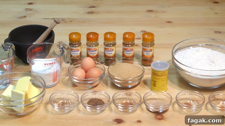 Good Friday Buns Ingredients