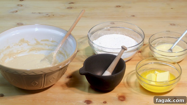Making The Good Friday Bun Dough