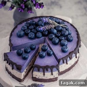 Stracciatella Maqui White Chocolate Cheesecake