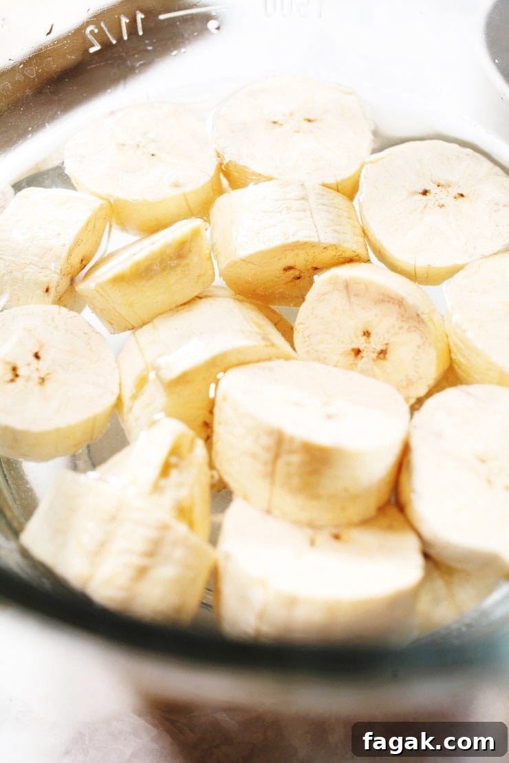 Plantains in Salt Water
