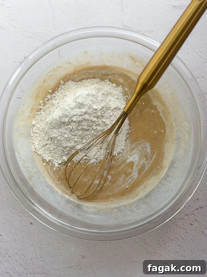 dry ingredients.