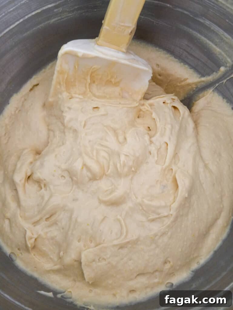 mixing dip in large bowl
