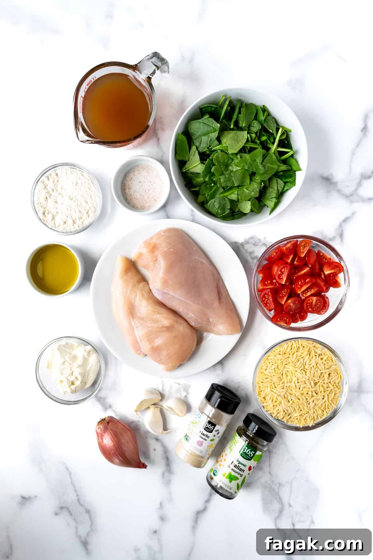 Creamy Chicken Florentine with Spinach and Parmesan 3 Chicken Florentine Ingredients.