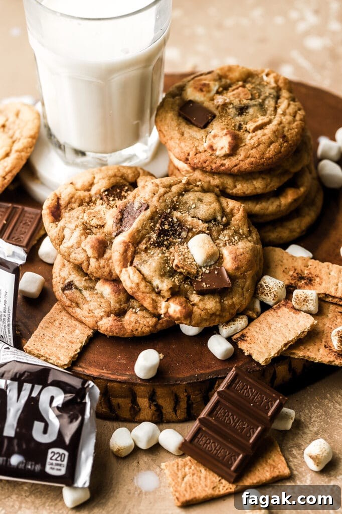 s'mores cookies