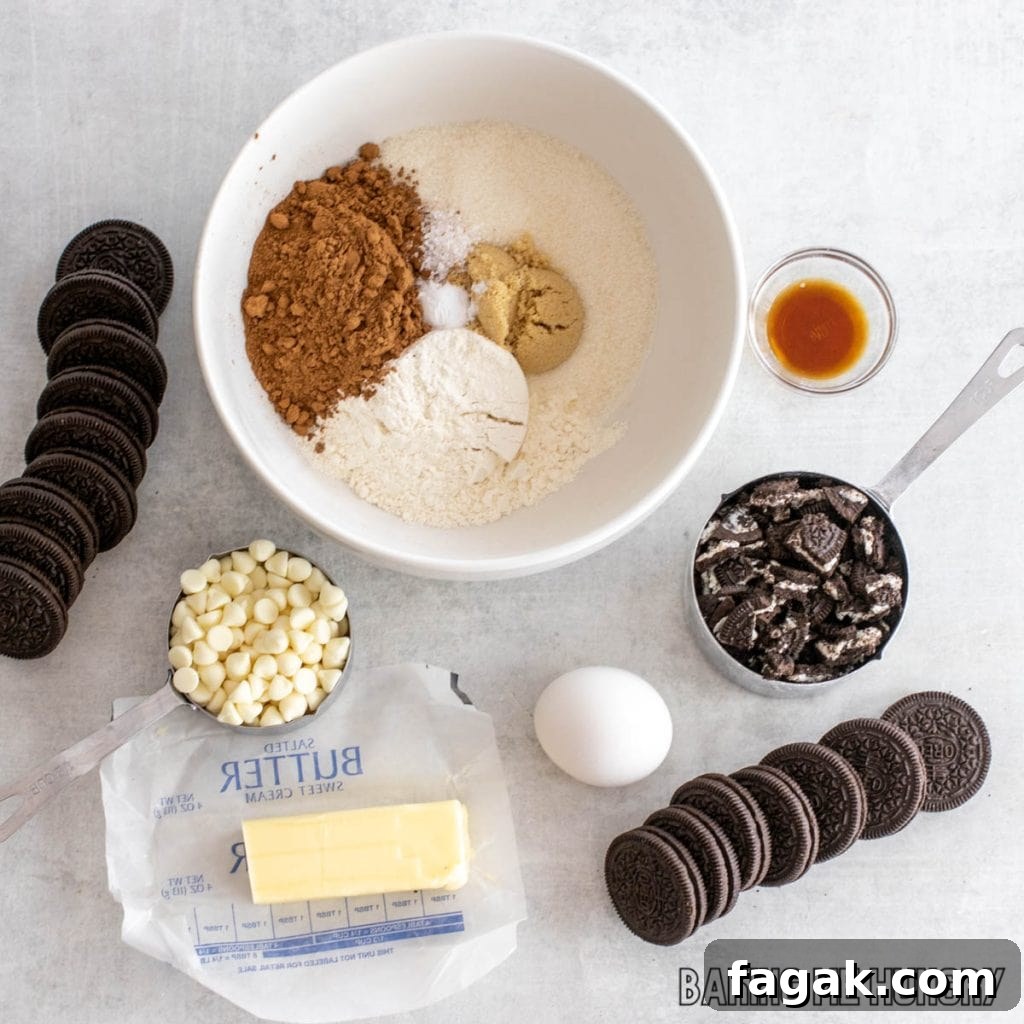 ingredients in bowls