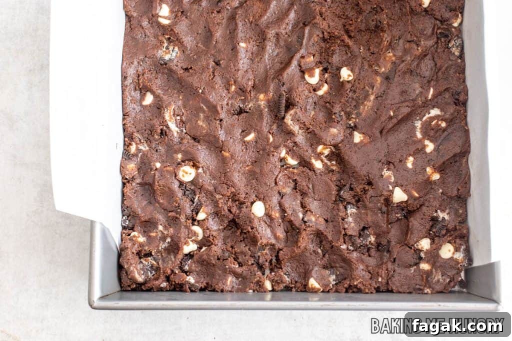 dough spread in pan