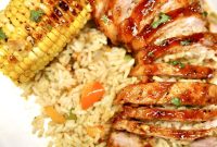 Oven-Baked Pork Chops Stuffed with Savory Rice
