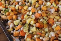 Oven Roasted Winter Vegetables with Cannellini Beans Recipe