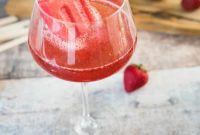 Strawberry Rosé Popsicle Punch for Summer Parties