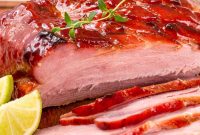 Keto Maple Cider Glazed Ham Recipe