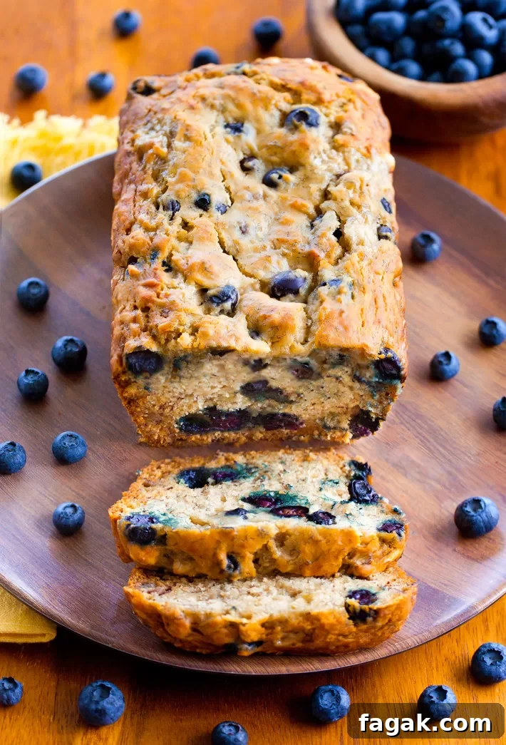 Blueberry Banana Bread