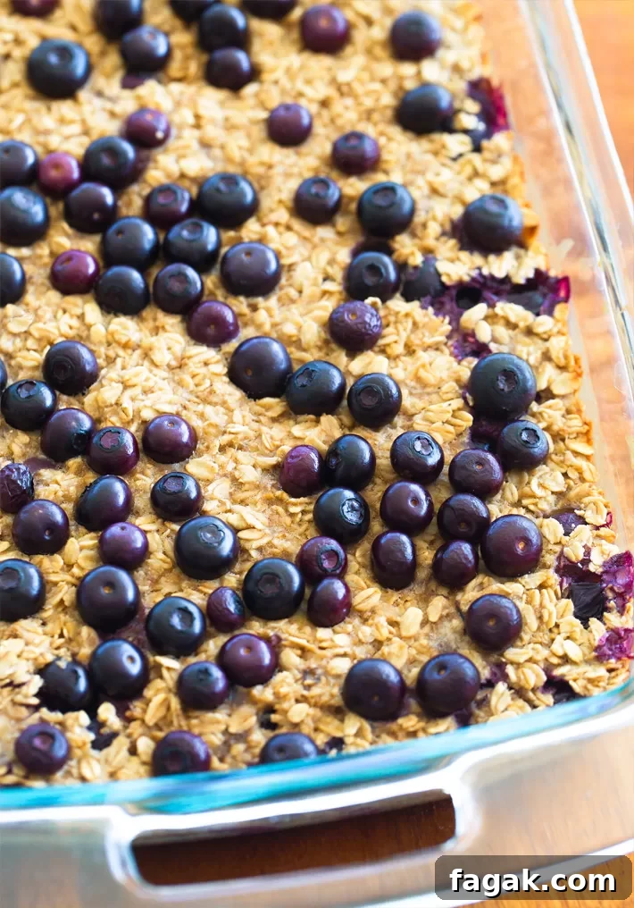 Blueberry Baked Oatmeal