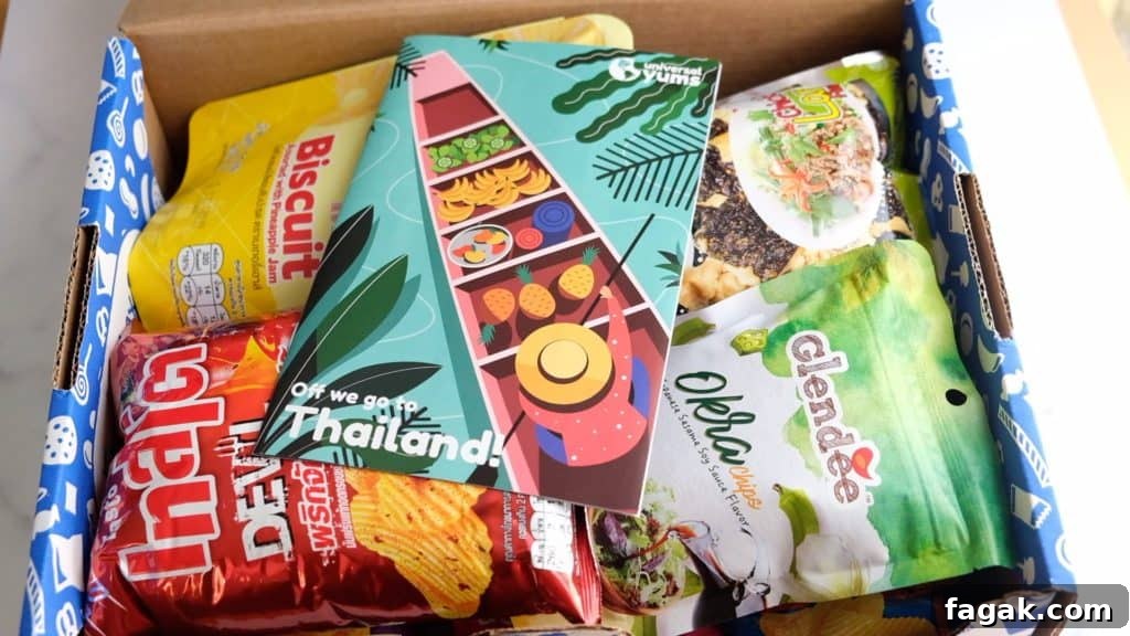 Universal Yums snack box