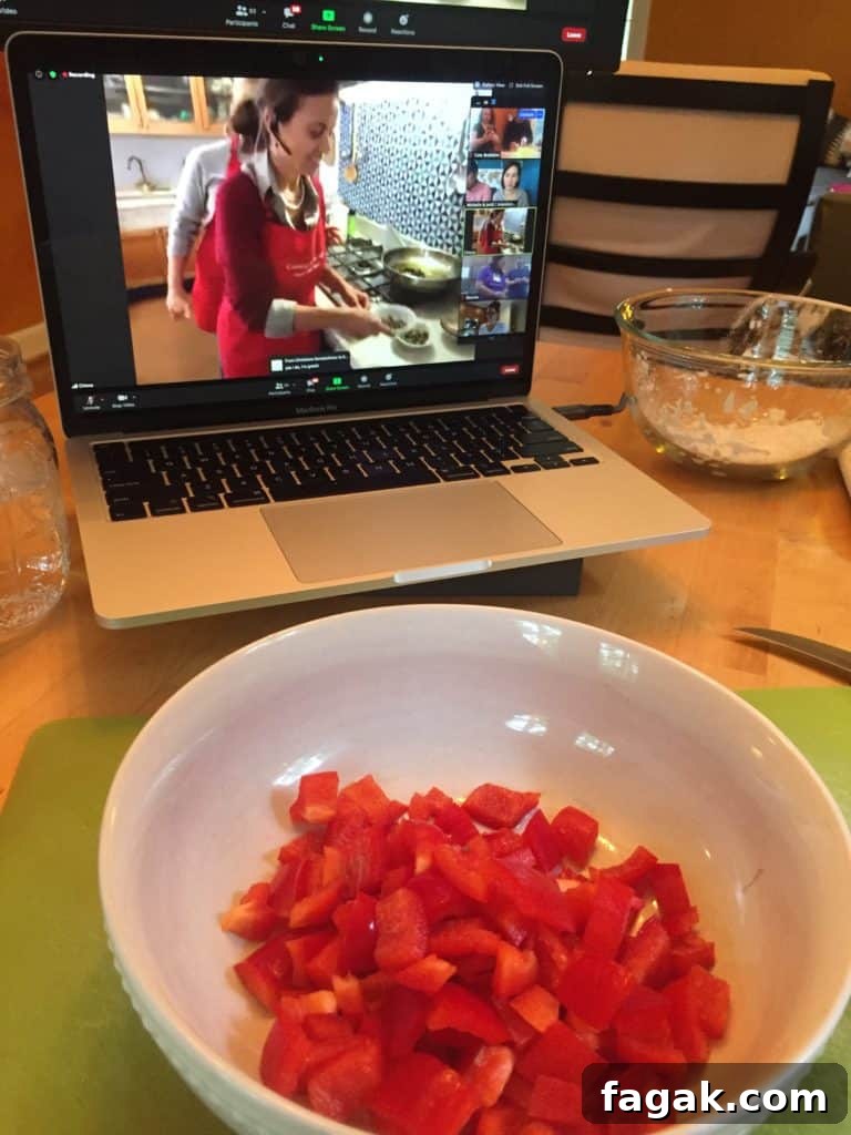 Italian cooking class online