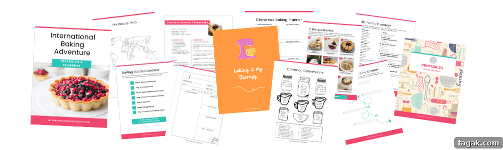 International Baking Adventure printables