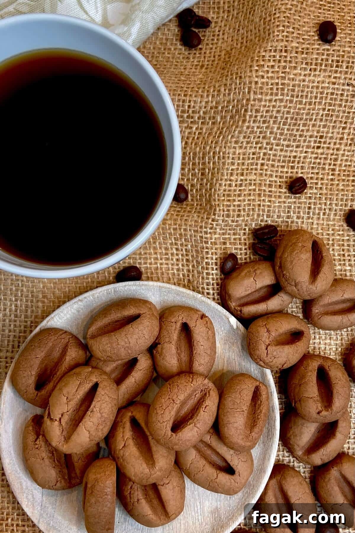 Cookies and coffee.