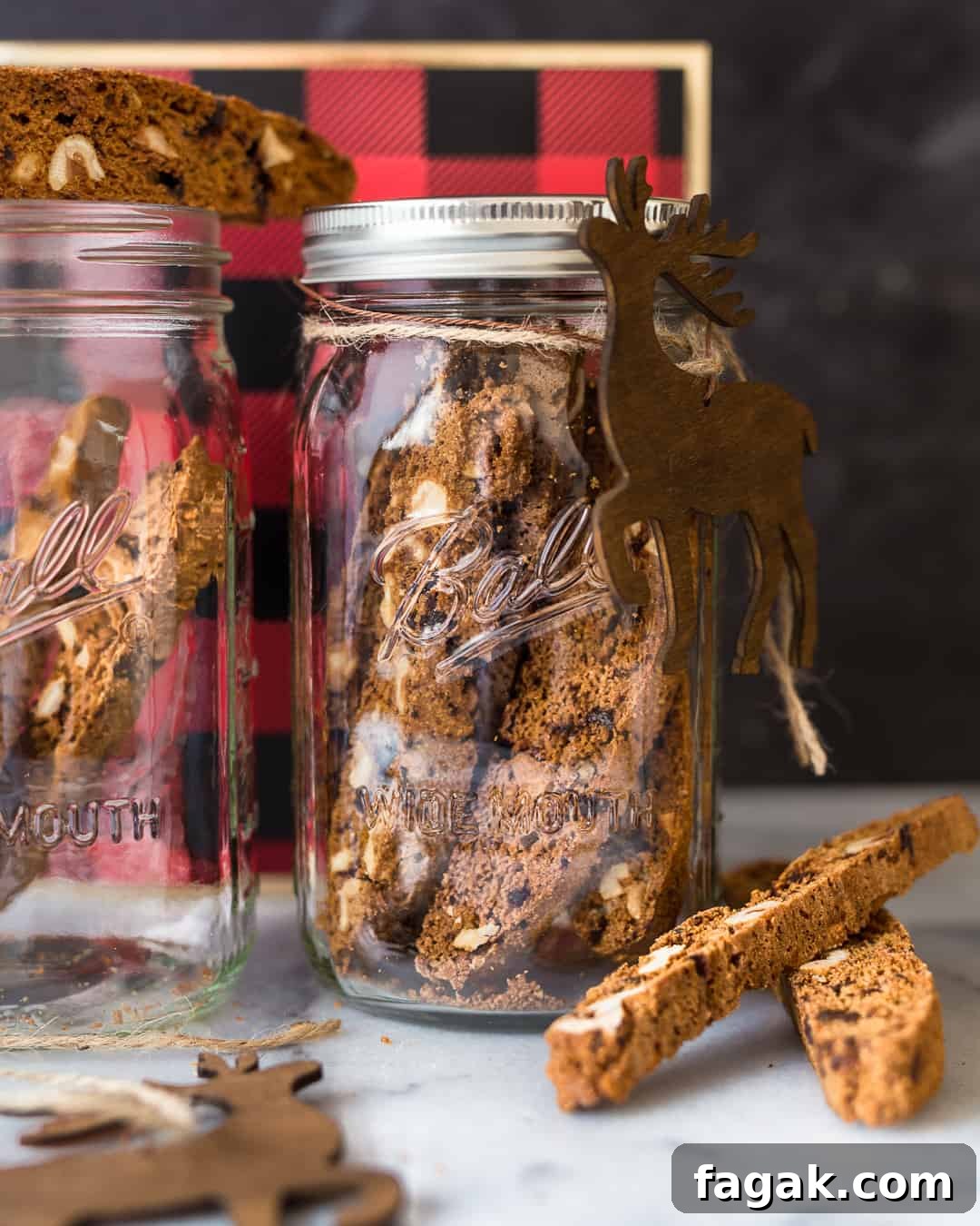 Paleo Biscotti Chocolate Hazelnut Grain Free