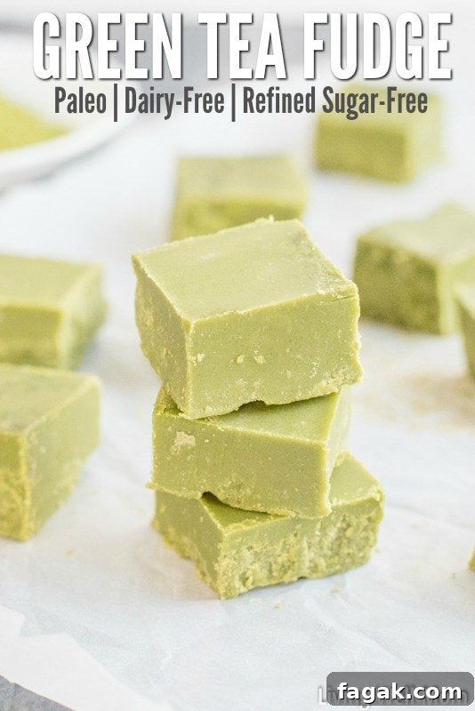 Love green tea? You won't be able to resist this incredibly easy Green Tea Fudge recipe. It's rich, satisfying, and provides a nice energy boost, thanks to the matcha green tea powder. Plus this recipe is Paleo, meaning it's dairy-free, refined sugar-free and grain-free!