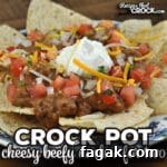 This Crock Pot Cheesy Beefy Nachos for Two recipe is a fast and easy way to have dinner on the table any night of the week.