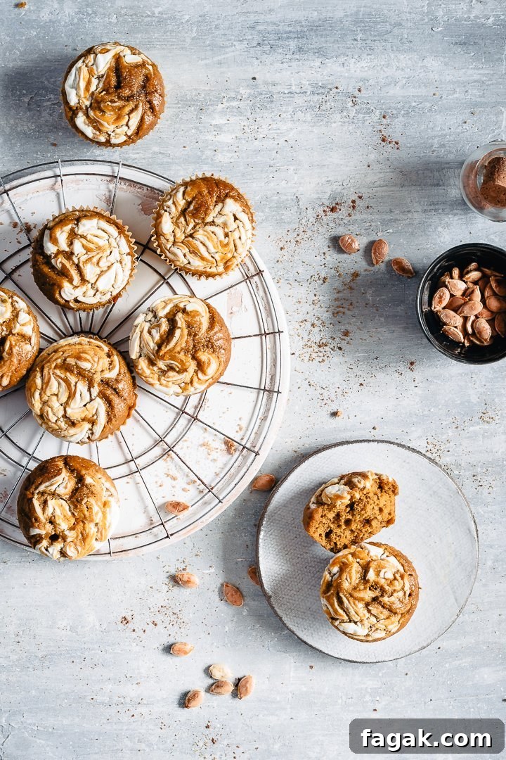 soft pumpkin muffins