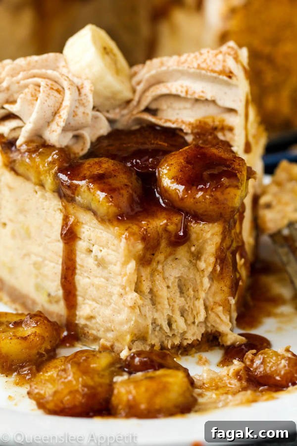 Bananas Foster Cheesecake