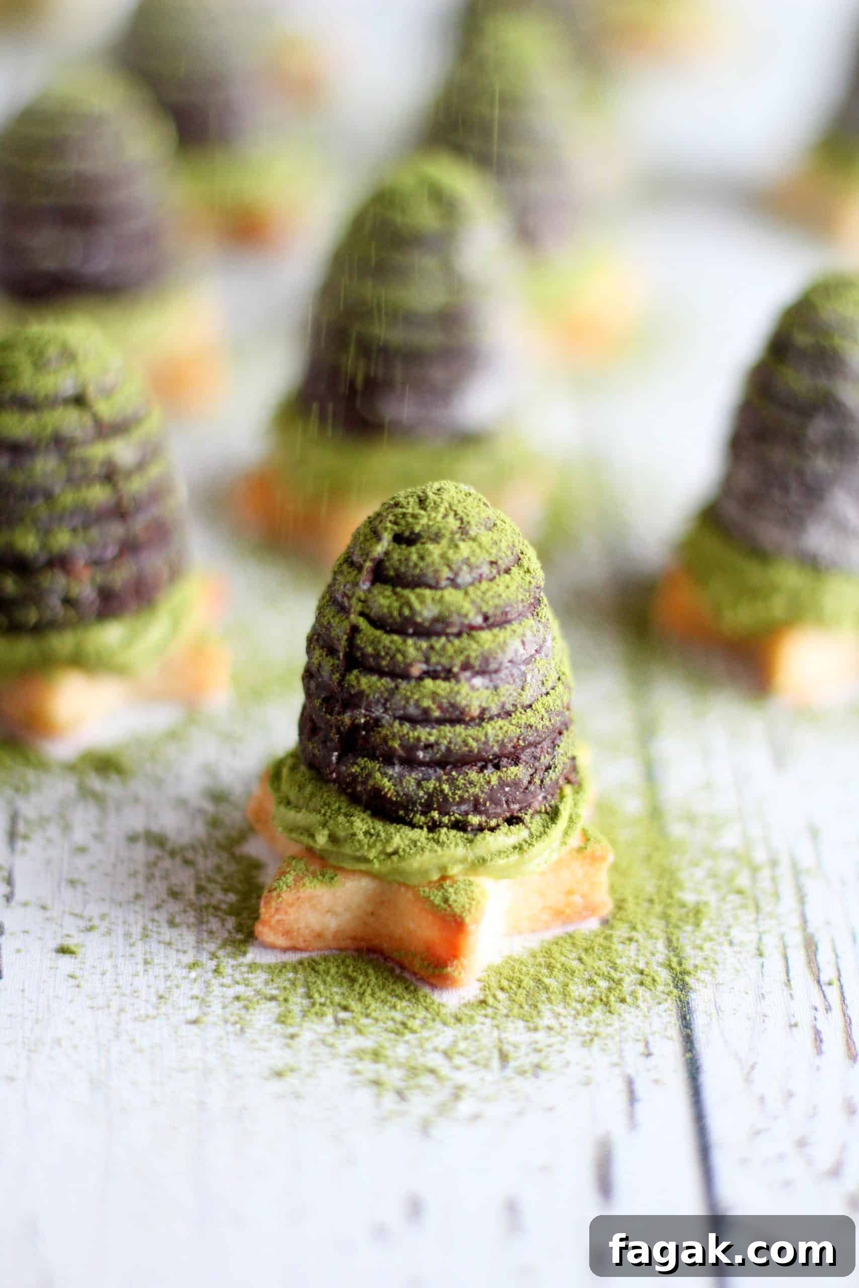 Matcha cream beehive