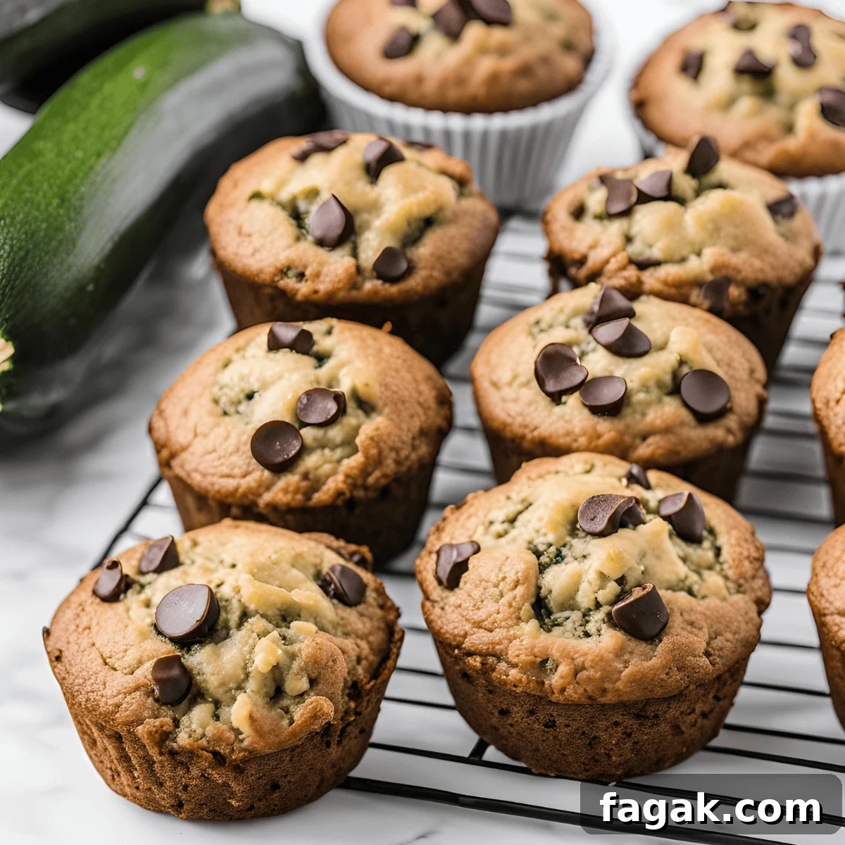 zucchini banana bread muffins | Healthy Bread Brands