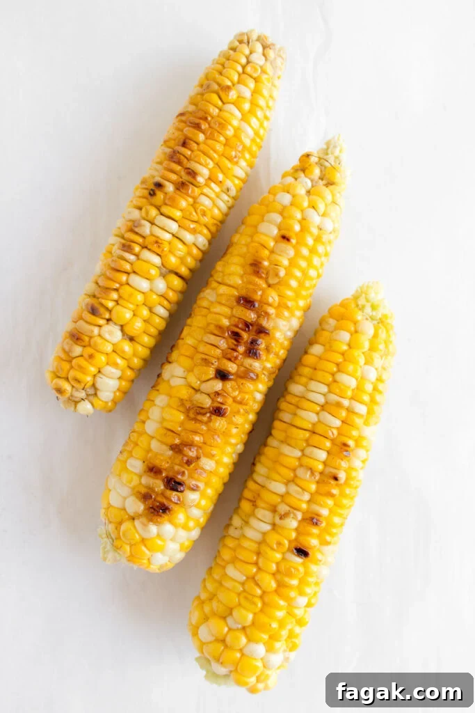 Grilled corn